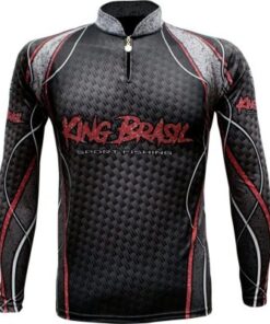 Camisa Esportiva Masculina Proteção Solar DryFit Preta King