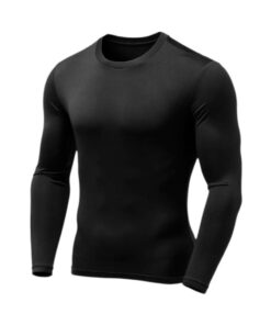 Blusa Segunda Pele Básica Térmica Unissex Preta