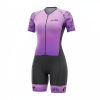 Macaquinho de Ciclismo Feminino Trip Lilás Ciclopp