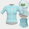 Camisa de Ciclismo Feminina Onça Azul Mauro Ribeiro