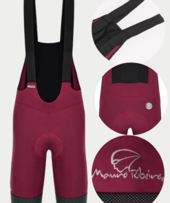 Bretelle Masculino Ciclismo Race Vinho – Mauro Ribeiro