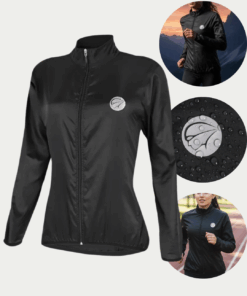 Jaqueta Corta Vento Black Speed Feminina Mauro Ribeiro Sports