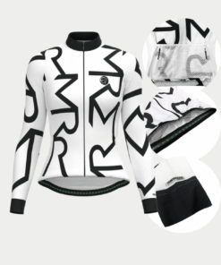 Alternative view of Camisa de Ciclismo Feminina Branca Identité Mauro Ribeiro Sports