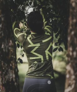 Alternative view of Camisa de Ciclismo Feminina Oliva Identité Mauro Ribeiro
