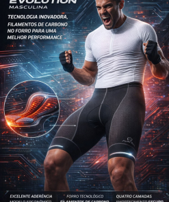 Alternative view of Bermuda Ciclismo Masculina Carbon 2.0 Mauro Ribeiro Sports