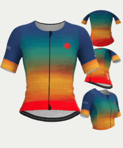 Camisa de Ciclismo Feminina Sunset Hibrida Mauro Ribeiro Sports