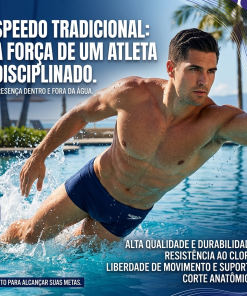 Alternative view of Sunga Masculina Speedo Tradicional II Azul Marinho