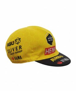 Boné De Ciclismo Unissex Amarelo Jumbo Visma