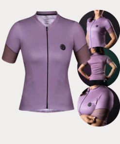 Camisa De Ciclismo Feminina Mauro Ribeiro Classic Uva