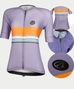 Camisa De Ciclismo Line Roxo Mauro Ribeiro Sports