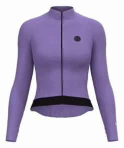 Camisa de Ciclismo Manga Longa Fiber Lavanda Mauro Ribeiro