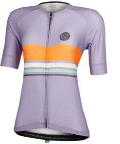 Camisa De Ciclismo Feminina Line Roxo Mauro Ribeiro Sports
