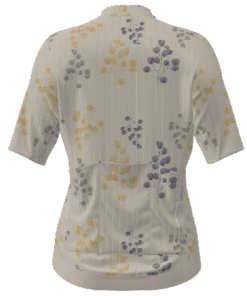 Alternative view of Camisa De Ciclismo Feminina Gravel Floral Cinza Mauro Ribeiro