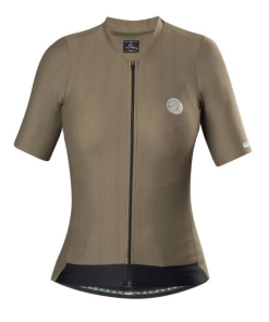 Camisa De Ciclismo Feminina Fiber 2.0 Verde Musgo Mauro Ribeiro
