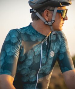 Alternative view of Camisa De Ciclismo Masculina Gravel Floral Verde Mauro Ribeiro