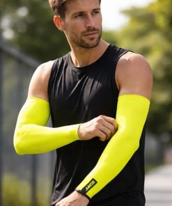 Alternative view of Manguito Esportivo de Verão Refletivo Amarelo Fluor Ert
