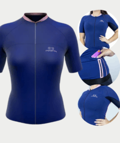Camisa De Ciclismo Race Marinho/Tulipa Marcio May Sports