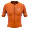 Camisa De Ciclismo Masculina Pro Laranja Marcio May Sports
