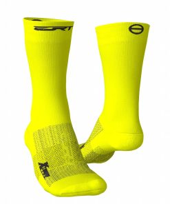 Meia de Ciclismo Unissex Amarelo Fluor Ert