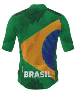 Alternative view of Camisa Ciclismo Masculina Brasil Verde 2025 Mauro Ribeiro