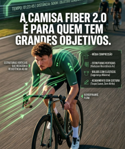 Alternative view of Camisa Masculina Fiber 2.0 Verde Cacto Mauro Ribeiro Sports