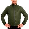 Jaqueta Corta Vento De Ciclismo Pro Verde Militar Márcio May