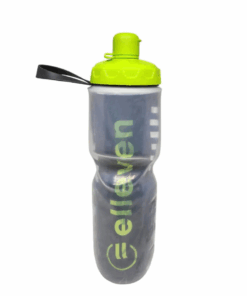 Garrafa Caramanhola Isotérmica Tampa 710ml Preta/verde Elleven
