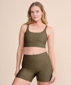 Top Esportivo Feminino LIVE Icon Olive Marca LIVE