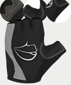 Luva de Ciclismo Gel MTB/SPEED Preta Unissex Mauro Ribeiro