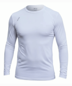 Camisa Com Proteção Solar Lisa Adulto Branca Unissex Snugg