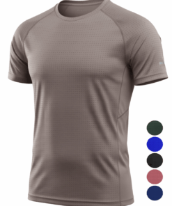 Camiseta Esportiva Masculina Treino e Corrida Marrom