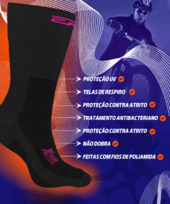 Alternative view of Meia Preta e Rosa Fluor Ert