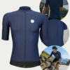 Camisa De Ciclismo Masculina Fiber 2.0 Azul Marinho Mauro Ribeiro