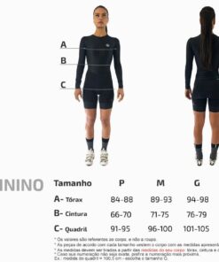 Alternative view of Bretelle De Ciclismo Feminino Pocket Bege Mauro Ribeiro