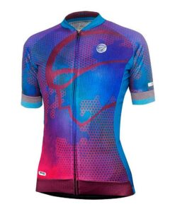Camisa Ciclismo Feminina Sea Azul Mauro Ribeiro Sports
