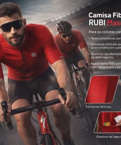 Alternative view of Camisa De Ciclismo Masculina Fiber 2.0 Rubi Mauro Ribeiro