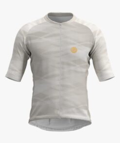 Camisa De Ciclismo Masc Manga Curta Intense Bege Mauro Ribeiro