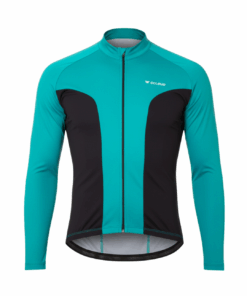 Camisa De Ciclismo Masculina Manga Longa Verde Ciclopp