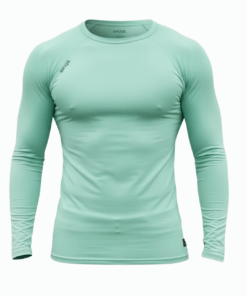 Camisa Com Proteção Solar Lisa Adulto Verde Unissex Snugg