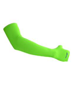 Manguito Corrida  Ciclismo Com Dedo Verde Neon Snugg