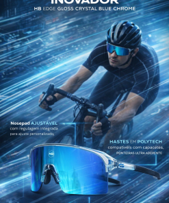 Alternative view of Óculos Esportivo/ Ciclismo De Sol HB Edge Gloss Crystal Blue Chrome