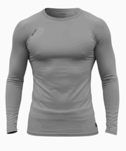 Camisa Com Proteção Solar Lisa Adulto Cinza Unissex Snugg