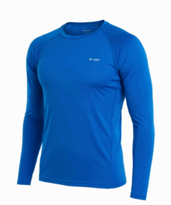 Camisa Com Proteção Solar Lisa Adulto Azul Unissex Snugg