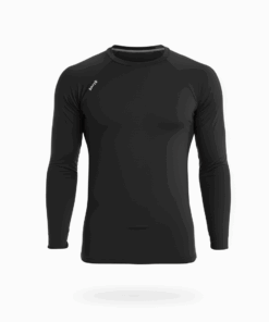 Camisa Com Proteção Solar Lisa Adulto Preta Unissex Snugg