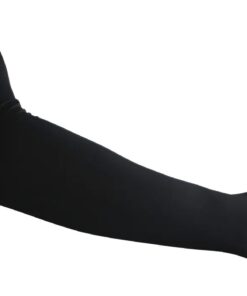 Manguito Corrida  Ciclismo Com Dedo Preto Snugg