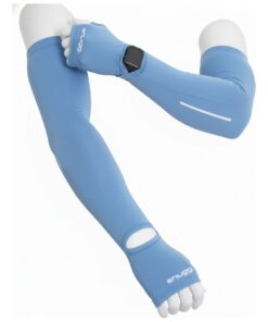 Manguito Corrida Ciclismo Unissex Abertura De Relógio Azul Snugg