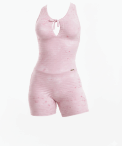 Macaquinho Jacquard Up Rosa Tie Dye Movimento E Companhia