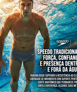 Alternative view of Sunga Masculina Speedo Tradicional II Cinza Aço
