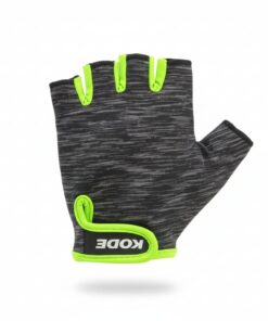 Luvas para Ciclismo Unissex Preto e Verde Kode Straat