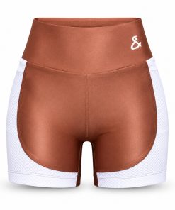 Shorts Feminino Poliamida Bronze Para Treino Movimento e Companhia